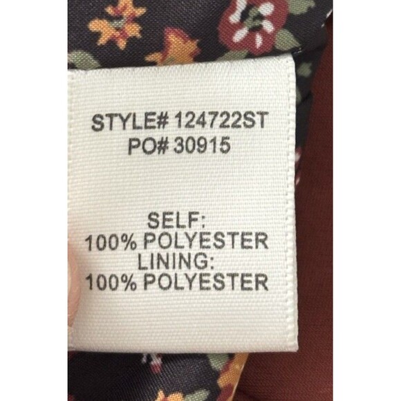 Skies Are Blue Women's Brown Notched Recycled Boyfriend Open Blazer Size XXL - Picture 7 of 8